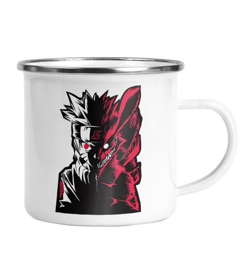 kubek emalia naruto cien
