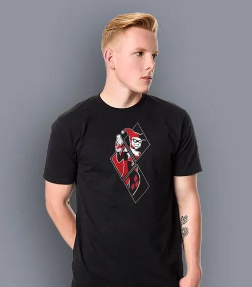 DC HARLEY QUINN Koszulka Męska Czarna