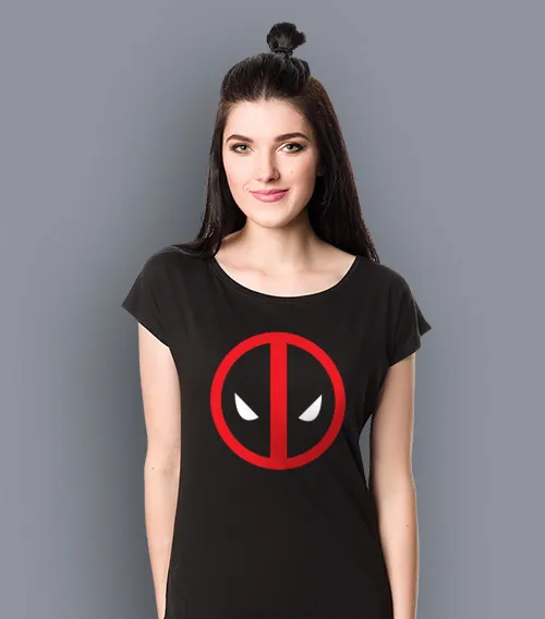 DEADPOOL 2 MASK Koszulka Damska Czarna