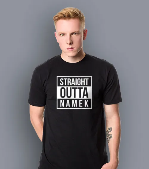 DRAGON BALL - STRAIGHT OUTTA NAMEK Koszulka męska Czarna