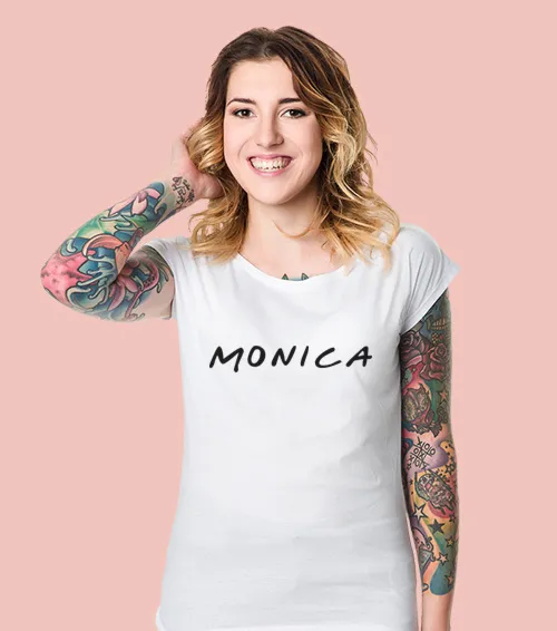 FRIENDS - MONICA Koszulka Damska Biały