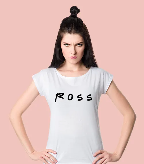 FRIENDS - ROSS Koszulka Damska Biały