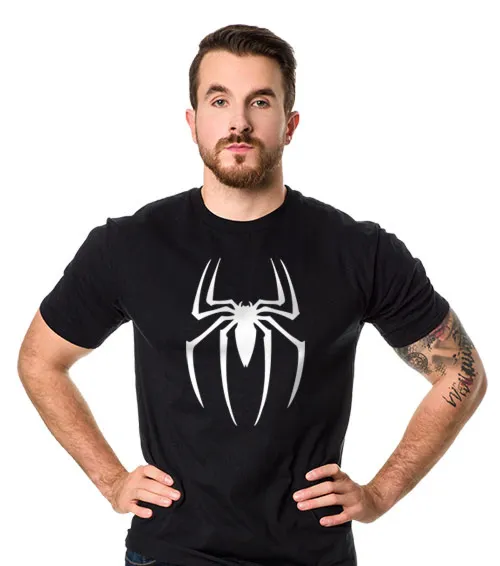 Ksz Spiderman Koszulka Męska Czarna