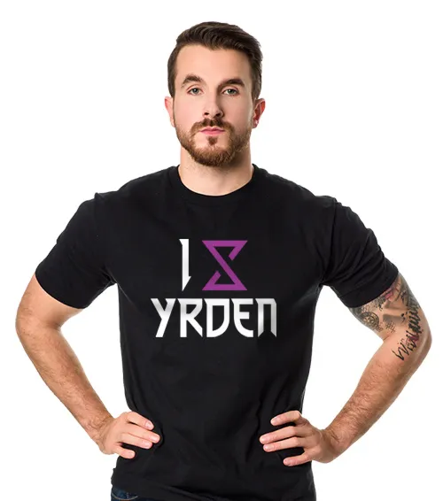 Ksz Wiedźmin Yrden Koszulka Męska Czarna