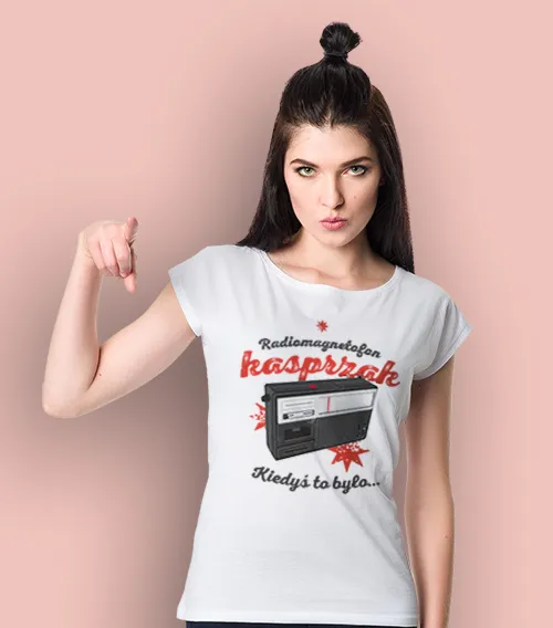 pudding kasprzak koszulka damska biała
