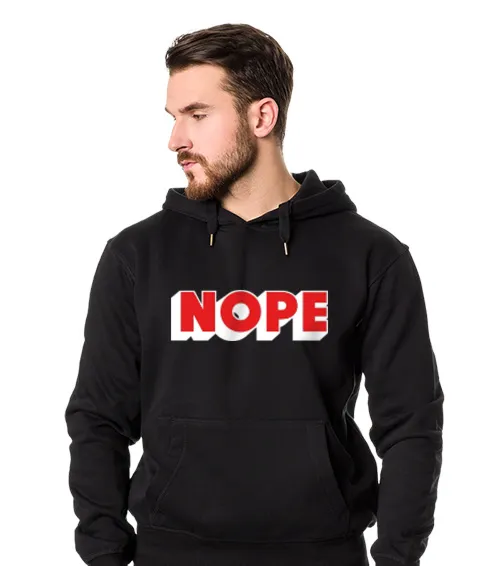 NOPE1 Bluza z kapturem Męska Czarny