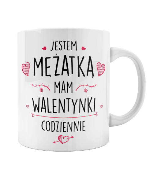 kubek ceramiczny Jestem mężatką walentynki