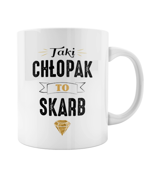 kubek ceramiczny taki chłopak to skarb