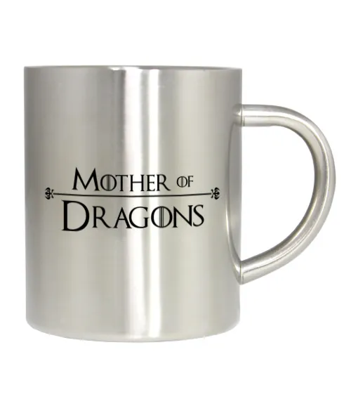 gra o tron - mother of dragons Kubek Stalowy